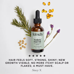 Strengthening Rosemary & Biotin Scalp & Hair Oil - 2fl oz./60mL