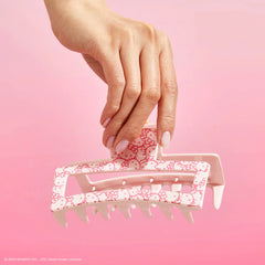 Kitsch x Hello Kitty Jumbo Claw Clip in Pink Kitty Faces