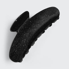 Black Glitter Claw Clip