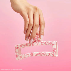 Kitsch x Hello Kitty Jumbo Claw Clip in Pink Kitty Faces
