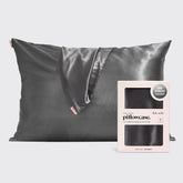 Satin Pillowcase in Charcoal