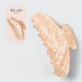 Blonde Marble Claw Clip