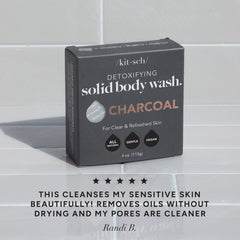 Charcoal Detoxifying Solid Body Wash
