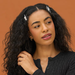 Spider Metal Rhinestone Hair Clips