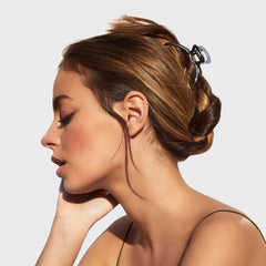 Hematite Metal Claw Clip