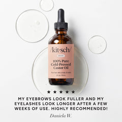 100% Castor Oil 2oz + FREE Eco-Friendly Dermaplaner