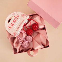 Red & Pink Bubble Hair Ties