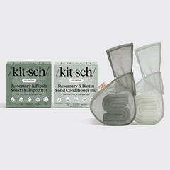 Rosemary & Biotin Shampoo & Conditioner Combo + Bar Saver Bags Bundle