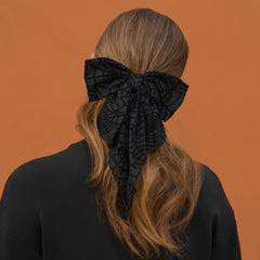 Spiderweb Bow Hair Clip