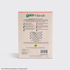The Grinch x Kitsch Satin Pillowcase in Cindy Lou Who