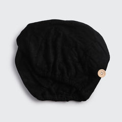 Microfiber Hair Towel - Black