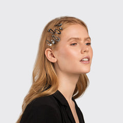 Micro Snap Clip 7pc Set - Hematite