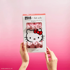 Kitsch x Hello Kitty XL Heatless Curling Set in Hello Kitty Faces